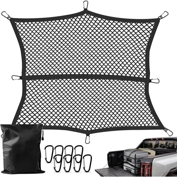 Truck Bed Stretchable Cargo Net with Buckles