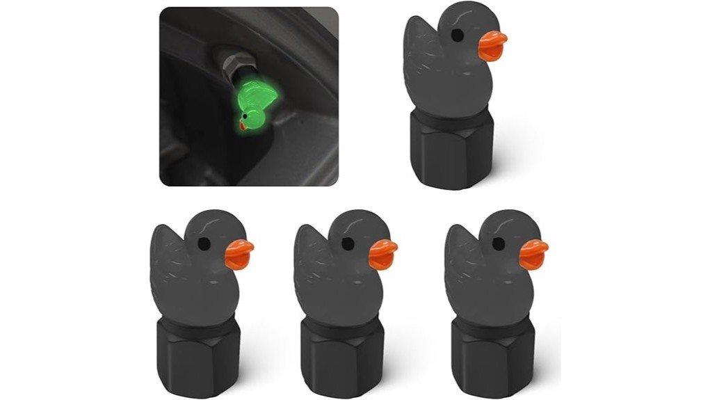 4 Pack Cute Duck Tire Valve Caps Review