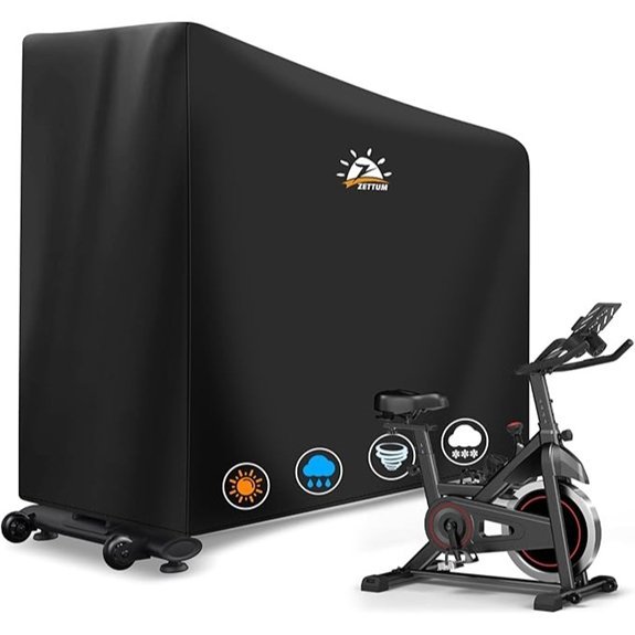 Zettum Waterproof Exercise Bike Cover for All-Weather Use