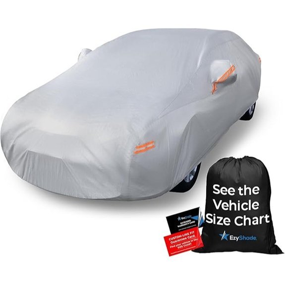 EzyShade 10-Layer Waterproof All-Weather Car Cover (A4)