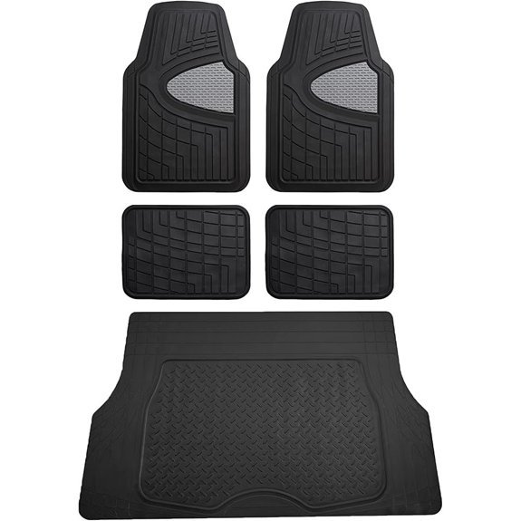 FH Group All-Weather Rubber Car Floor Mats & Cargo Liner
