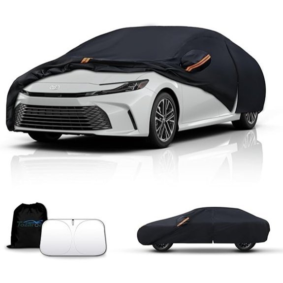Waterproof All-Weather Car Cover for Sedans with Bag