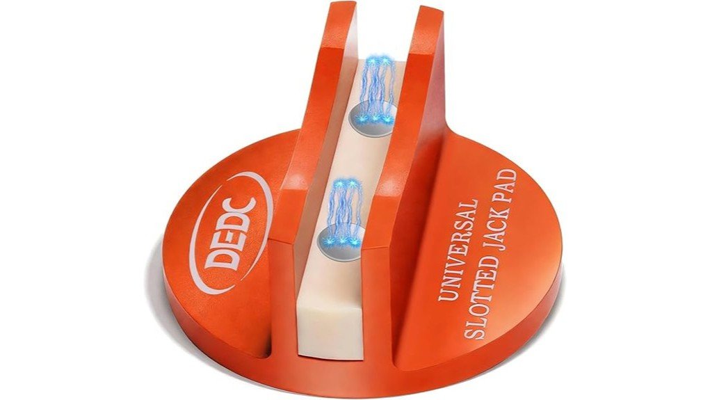 aluminum grooved magnetic jack pad
