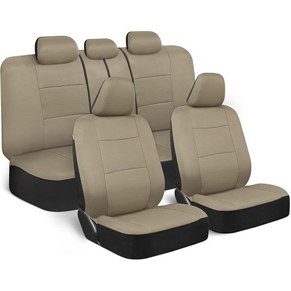 BDK PolyPro Car Seat Covers Full Set - Beige