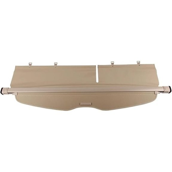 Toyota Highlander Rear Trunk Cargo Cover (Beige)