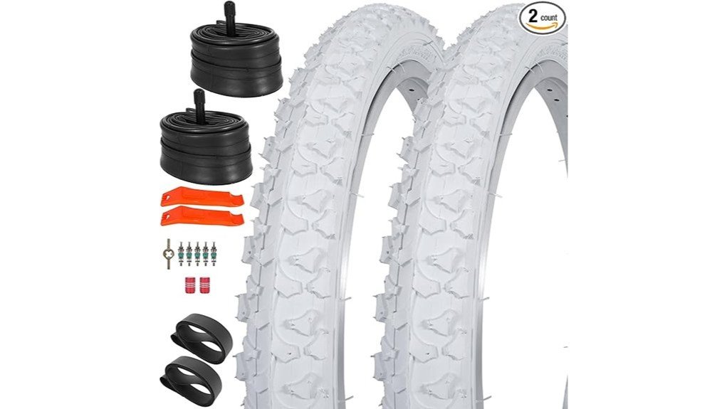 2Sets 18×1.95 Bike Tires and Tubes Review