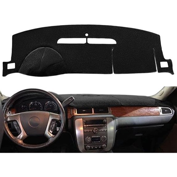 Dashboard Cover for Chevy Tahoe/Suburban/Silverado/Sierra/Yukon (Black)