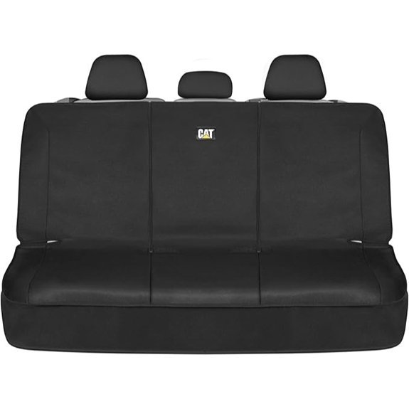 CAT Flexfit Black Rear Seat Cover for Vehicles
