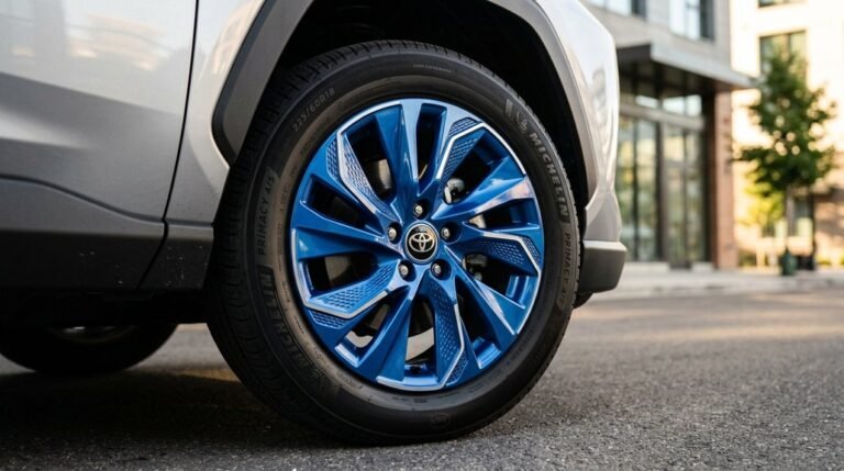 blue wheel covers upgrade