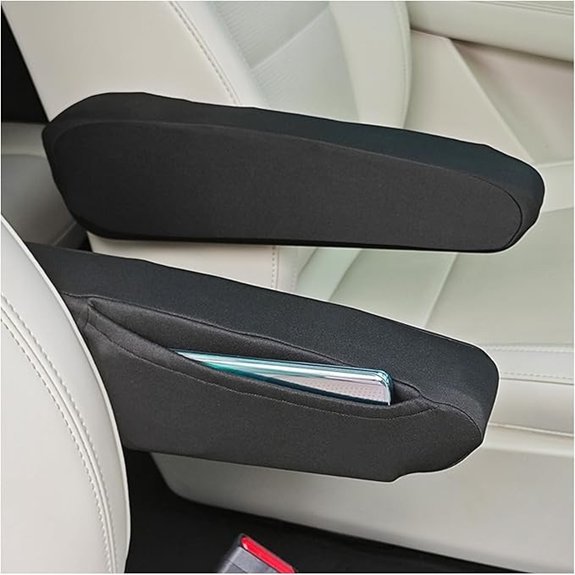 2PCS Breathable Cloth Car Arm Rest Covers