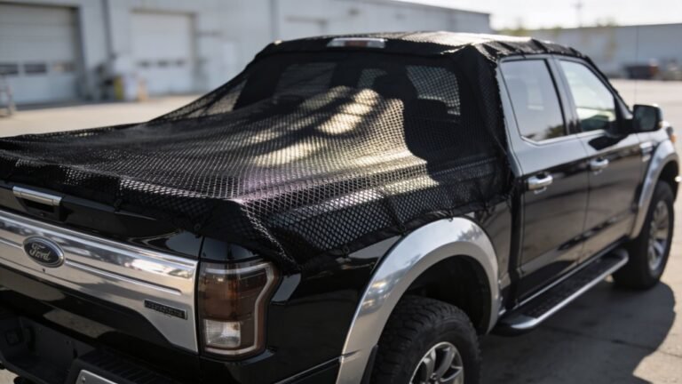 breathable mesh truck cover
