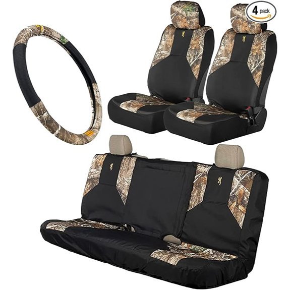 Realtree Edge Camo Car Seat Cover Set