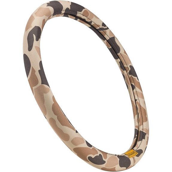 Browning Universal Fit Steering Wheel Cover (Tan Duck Camo)