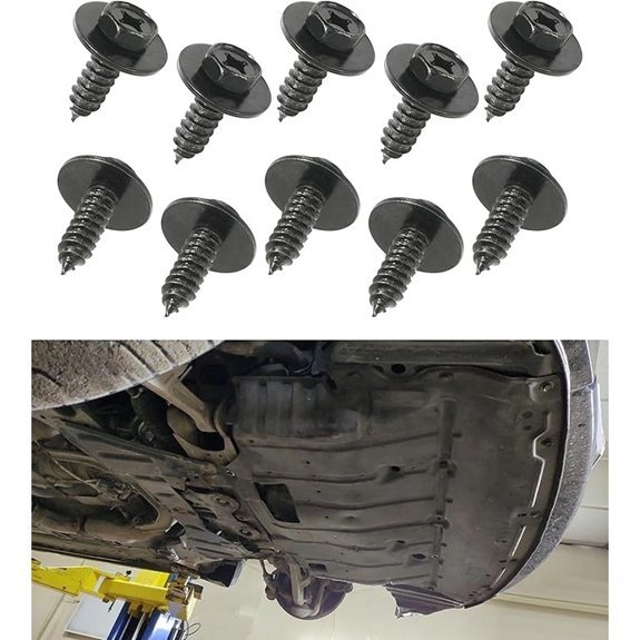 SCUARI 10PCS Fender Screws for Car Accessories