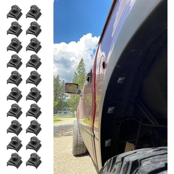 20PCS Car Bumper Cover Clips and Fasteners Kit