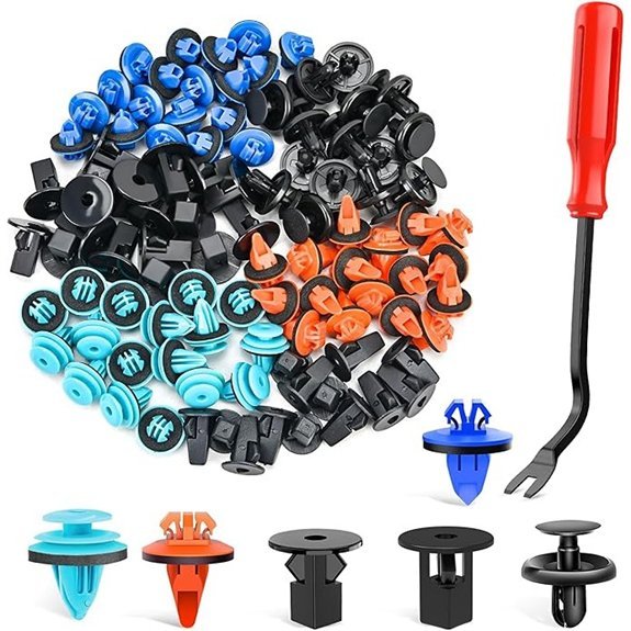 GOOACC 180PCS Car Bumper Retainer Clips Kit