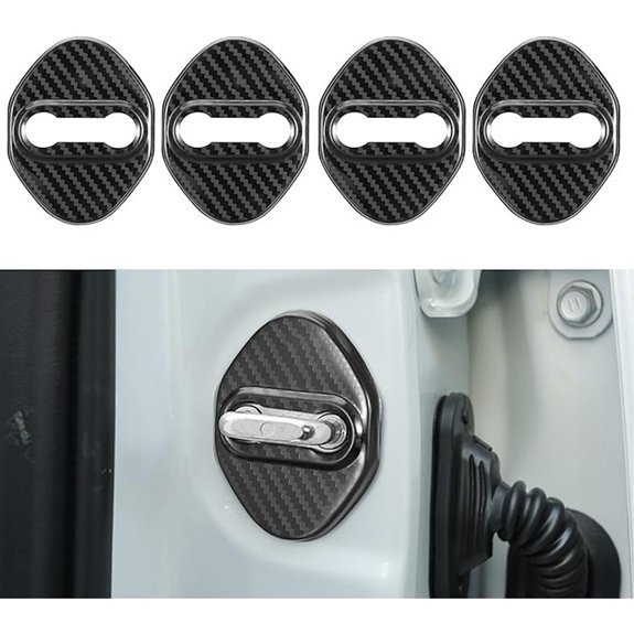 TOMALL Car Door Lock Latch Covers (4pcs)