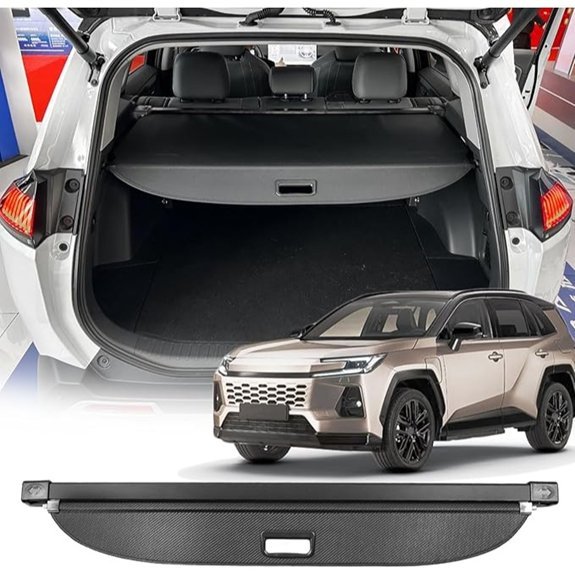 Toyota RAV4 2026 Cargo Cover (Carbon Fiber Look)
