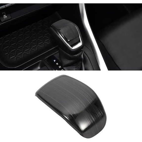 TOMALL Carbon Fiber Gear Shift Knob Trim Cover