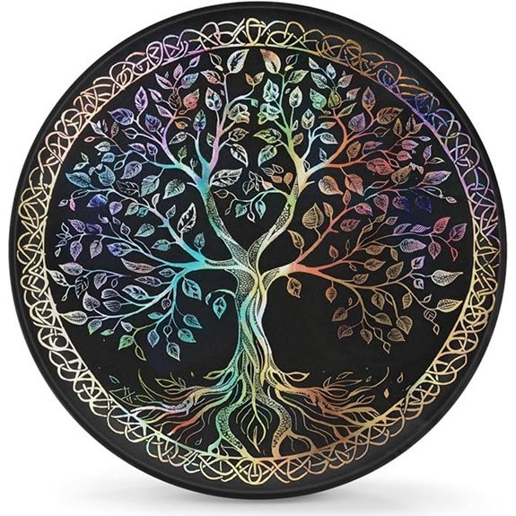 Tree of Life Rainbow Spare Tire Cover
