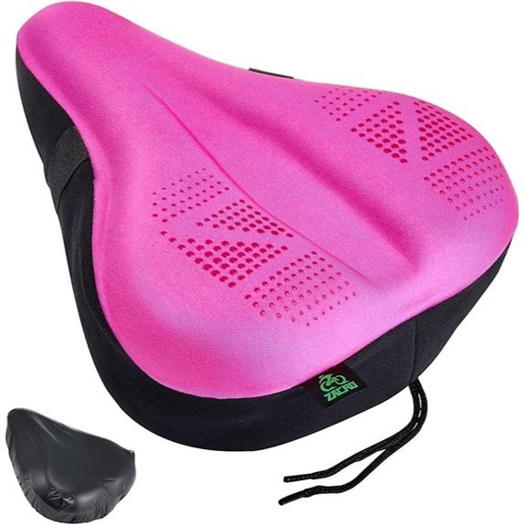 Zacro Padded Gel Bike Seat Cushion Cover