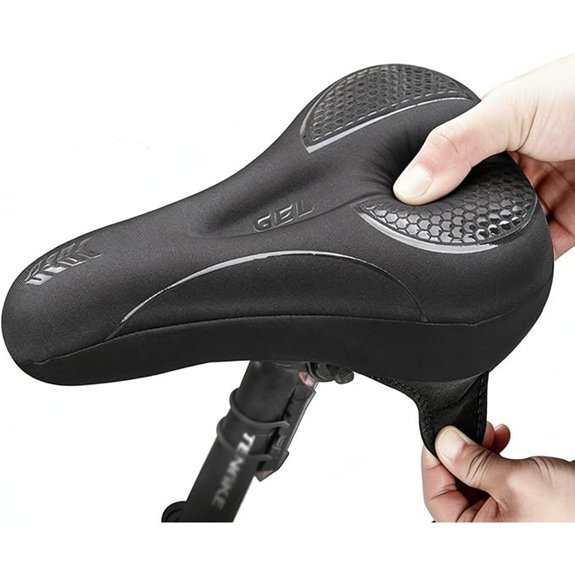 JUMPOW Gel & Memory Foam Bike Seat Cushion