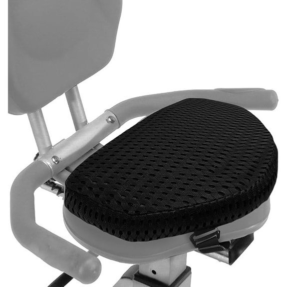 Universal Recumbent Bike Seat Cushion with Strap