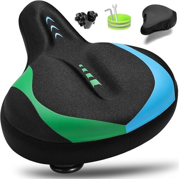 CDYWD Oversized Gel Padded Bike Seat Cushion