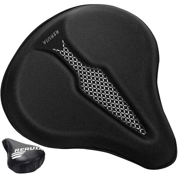 Bike Seat Cover - Comfortable Memory Foam Cushion