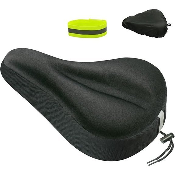 Geronmine Gel Bike Seat Cover for Men & Women