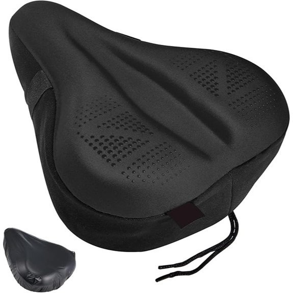 Zacro Padded Gel Bike Seat Cushion for Men & Women