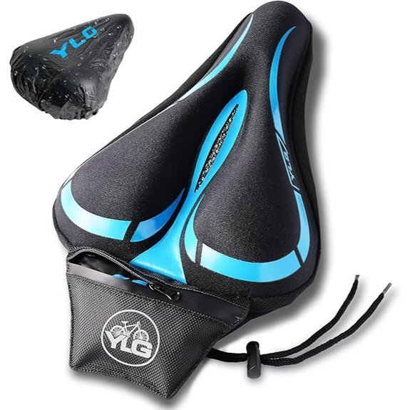 YLG Memory Foam & Gel Bike Seat Cover