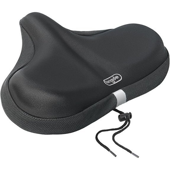 Wide Bike Seat Cover – Gel Padded Cushion