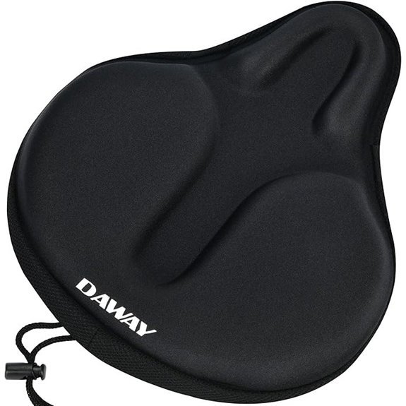 DAWAY Comfortable Bike Seat Cover (Silicone Gel & Foam)