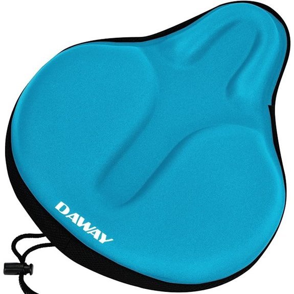 DAWAY Comfortable Bike Seat Cover - Gel & Foam