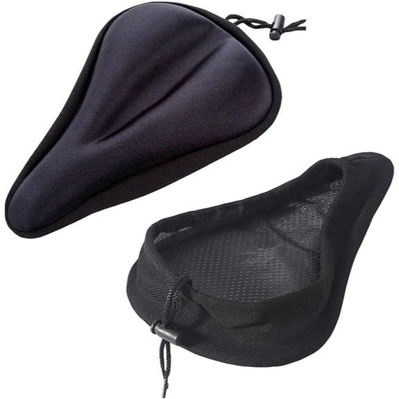 Exercise Bike Seat Cushion Gel Padded Cover