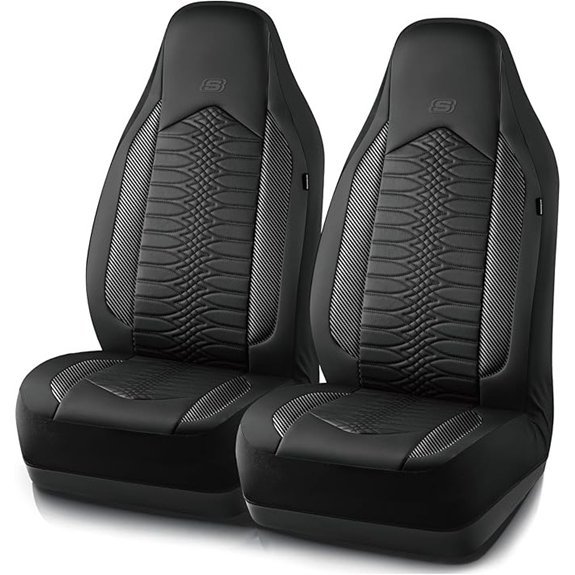 Skechers Memory Foam Leather Car Seat Covers