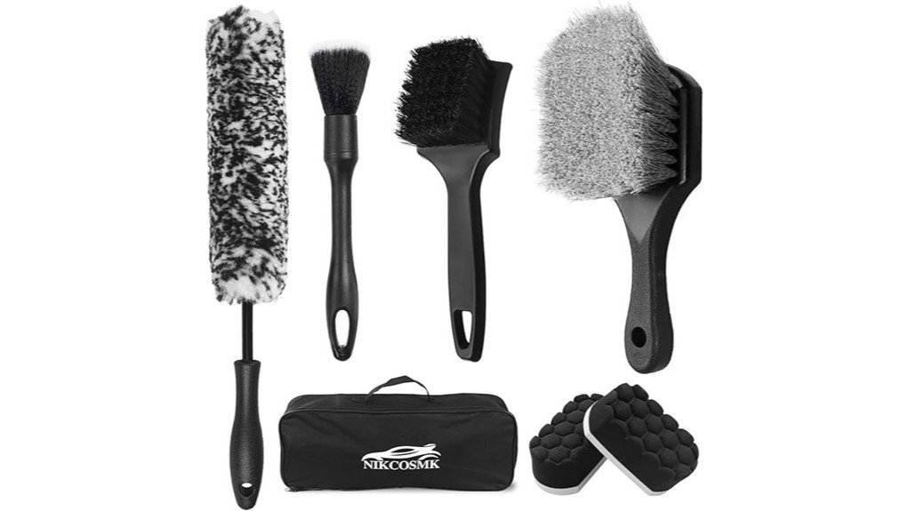 7Pcs Car Wheel Brush Kit Review