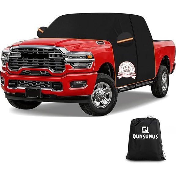 QUNSUNUS Ram Truck Cab Cover with Cotton Liner