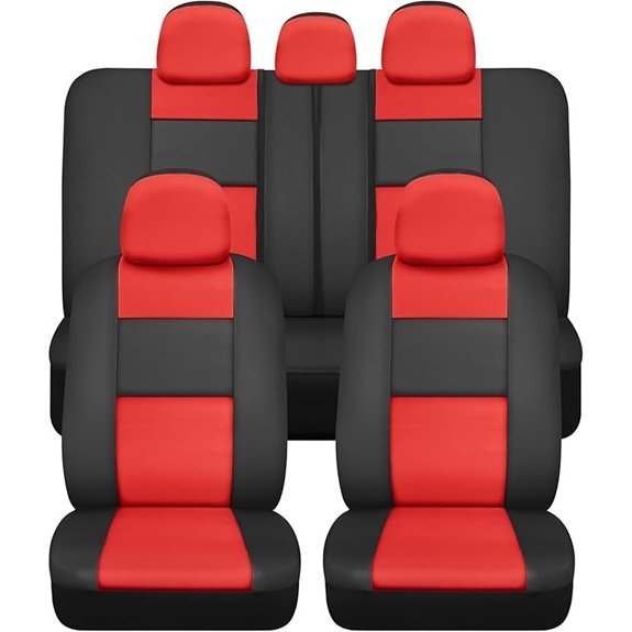 BDK Croc Skin Faux Leather Car Seat Covers