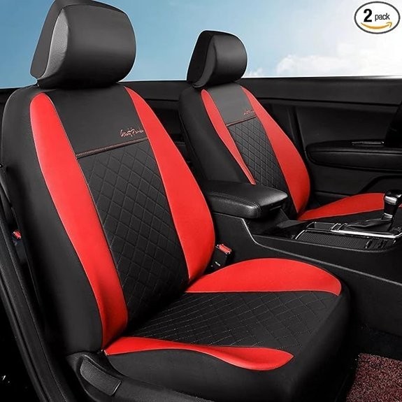GIANT PANDA Custom Fit Faux Leather Seat Covers