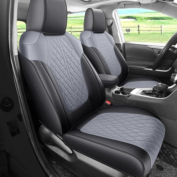 Rav4 Custom Fit Faux Leather Seat Covers Set