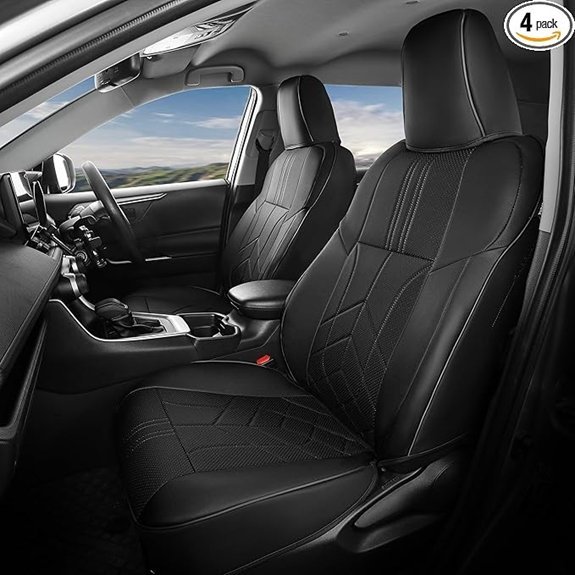 Toyota RAV4 Custom Leather Seat Covers Full Set