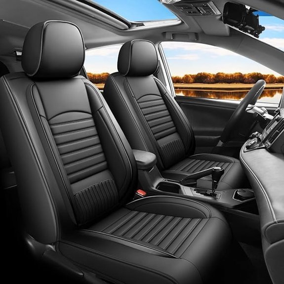 Fit RAV4 Faux Leather Seat Covers Set