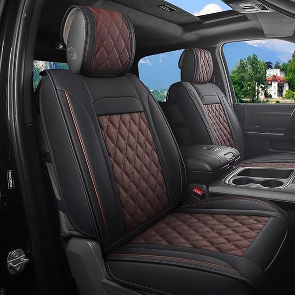 JOJOBAY Car Seat Covers for Dodge Ram Pickup