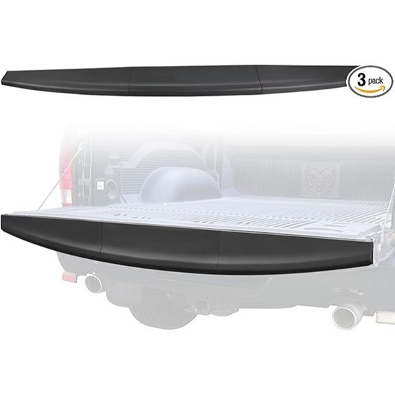 3PCS Tailgate Cap Spoiler Molding Cover for Dodge Ram