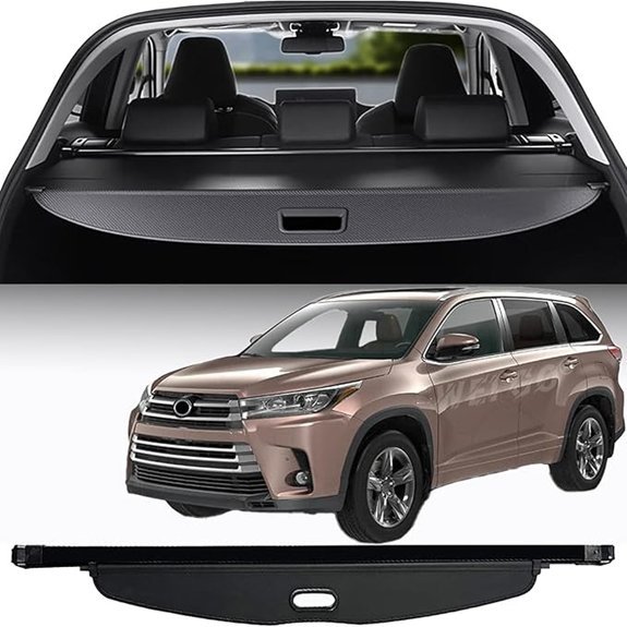 Durable Cargo Cover for 2015-2019 Toyota Highlander