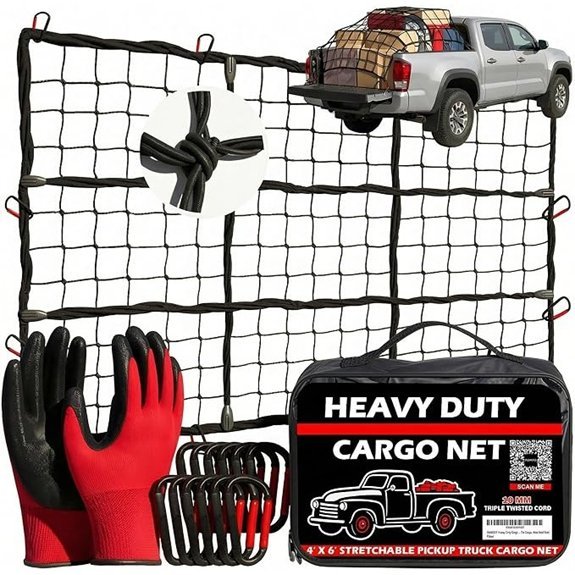 Heavy Duty Pickup Truck Bed Cargo Net
