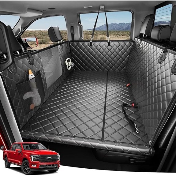 Zanch Heavy-Duty Dog Truck Seat Cover for Large Dogs
