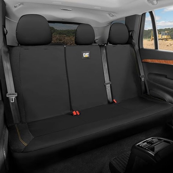 CAT PU Leather Rear Bench Seat Cover
